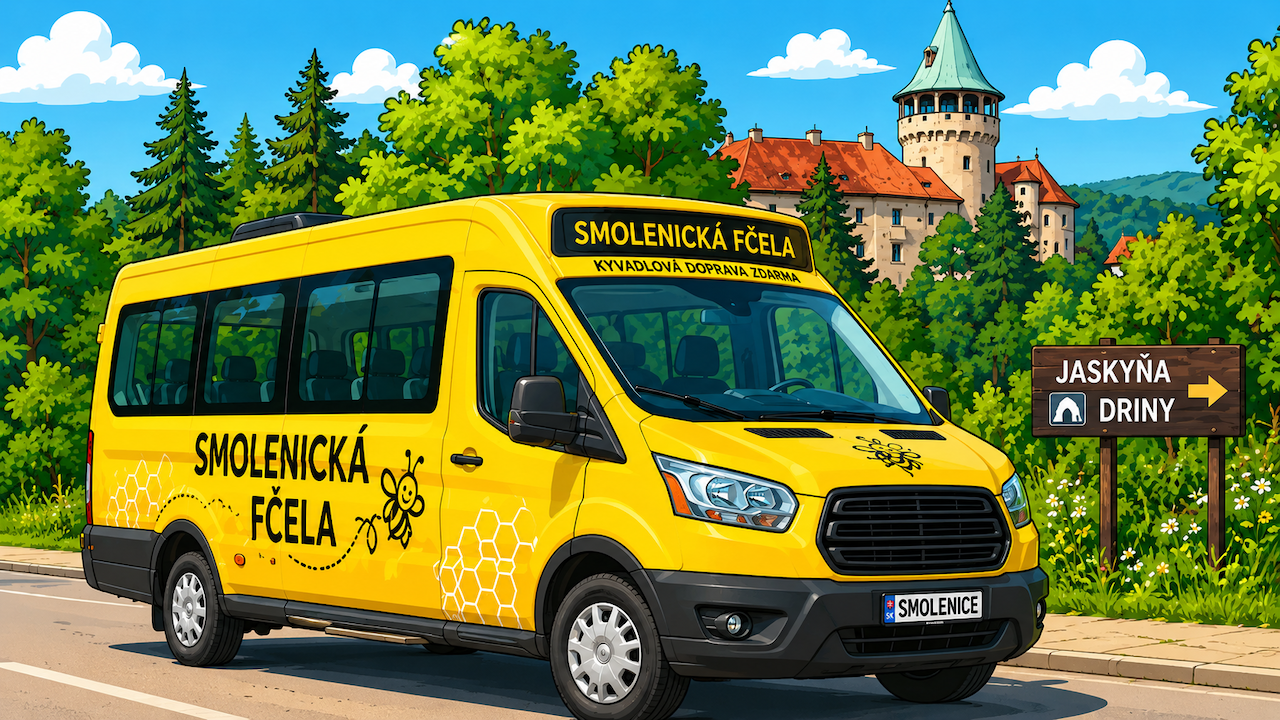 Smolenická fčela vás aj toto leto odvezie za krásami Smolenického krasu